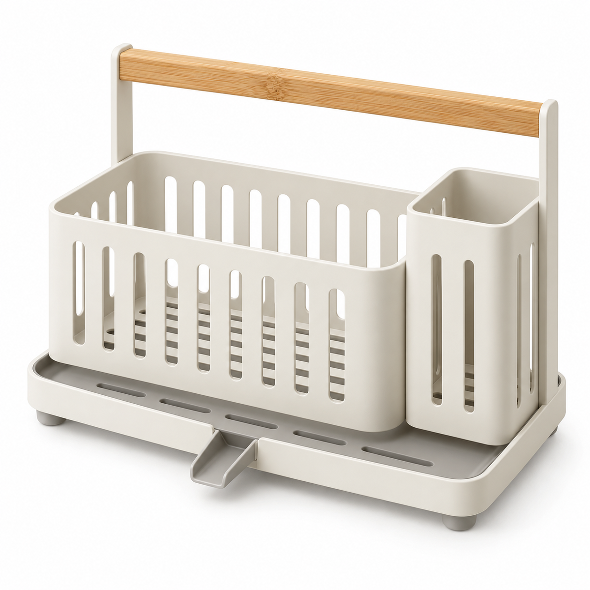 Kitchen Sink Organizer with Drain Tray and Towel Rail