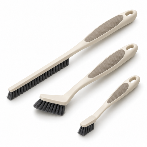 3-Piece Crevice and Detail Cleaning Brush Set