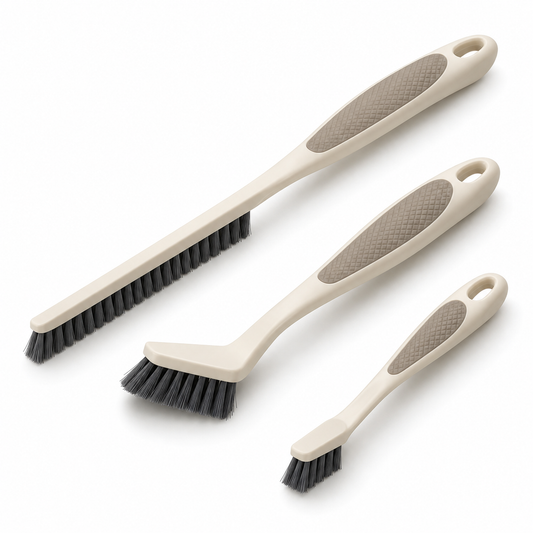 3-Piece Crevice and Detail Cleaning Brush Set